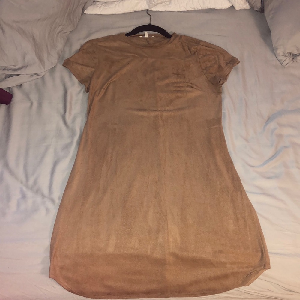 Suede Charlotte Russe T-shirt Dress